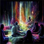 AI generated Ayahuasca Art for Hamilton Souther