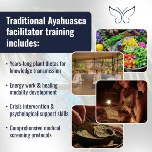 Ayahuasca training program details.