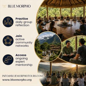 Guest reflecting after retreat